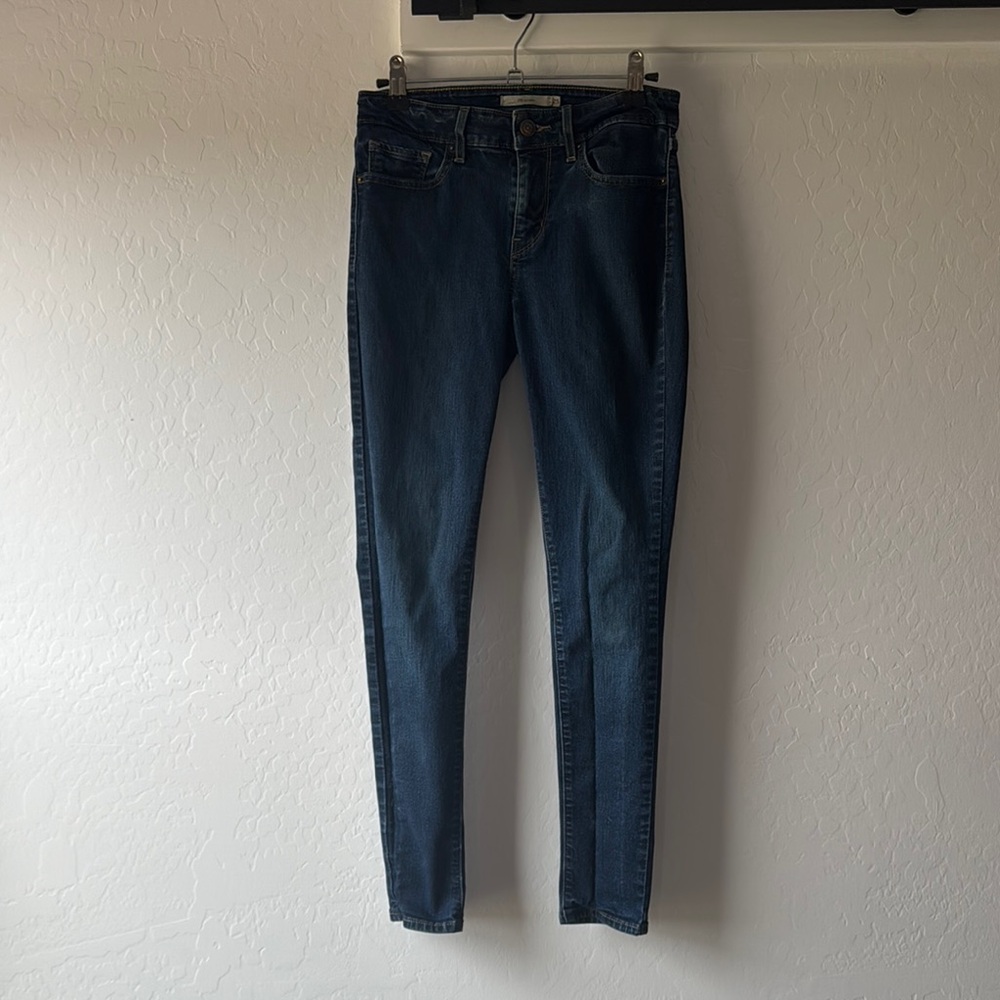 Levi's Blue Skinny Jeans with Classic Tapered Fit